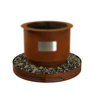 SMOKELIS GATHER 700 FIREPIT CORTEN EMBER SHIELD SGCE